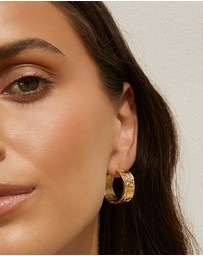 Arms Of Eve - Gabriella Gold Hoop Earrings