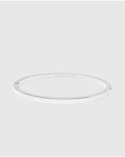 Nialaya Jewellery - Men's Simplicity Bangle