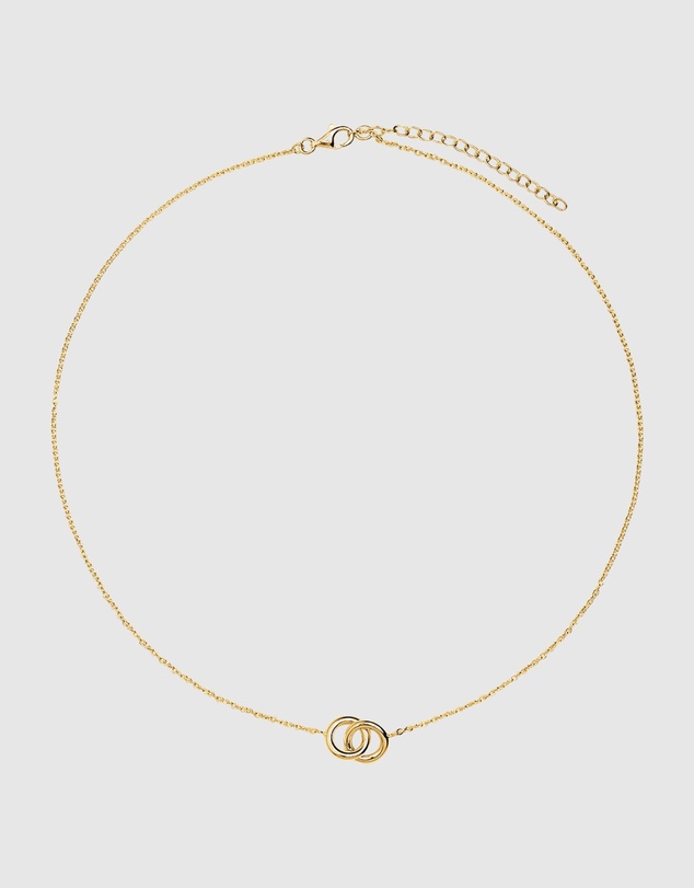 Najo - Embrace Yellow Gold Necklace (42cm+ext)