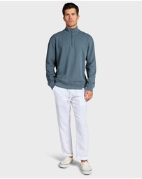 Academy Brand - Perry LS Waffle 1/4 Zip