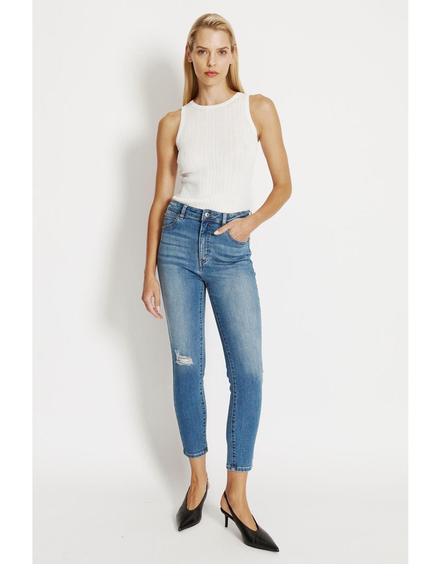 Bardot - Khloe Hi Crop Jeans II