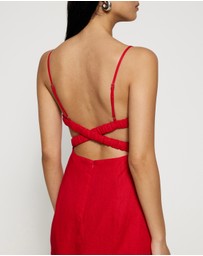 Lover - Josephine Linen Mini Dress