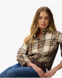 Superdry - Check Flannel Boyfriend Shirt