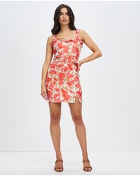 Honey and Beau - Venture Out Tie Dress