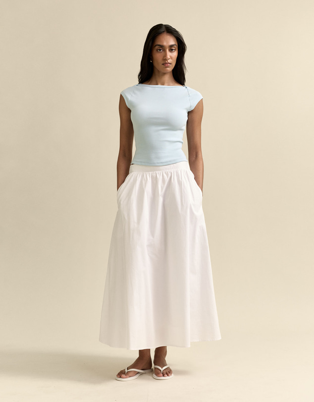 MVN - Ribbed Boatneck Top
