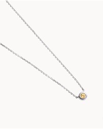 Kirstin Ash - Petite Birthstone Necklace November Citrine