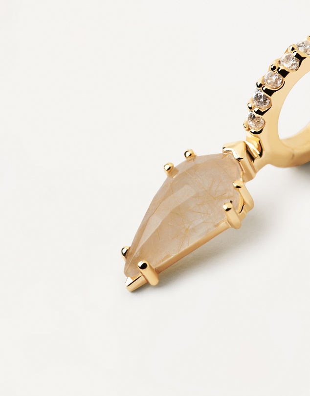 PDPAOLA - Naoki Rutile Quartz Single Earring