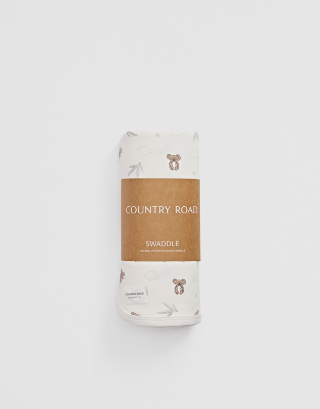 Country Road - Organically Grown Cotton Jersey Swaddle