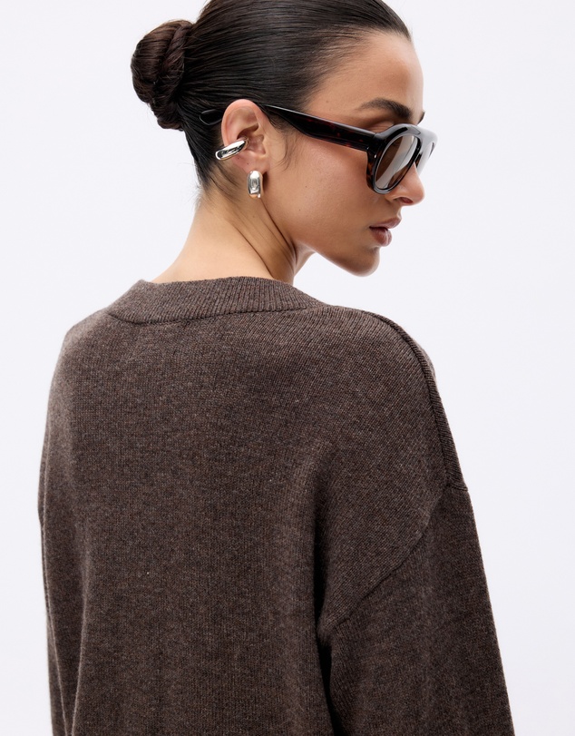 Minima Esenciales - Lorin Wool Cashmere V Neck