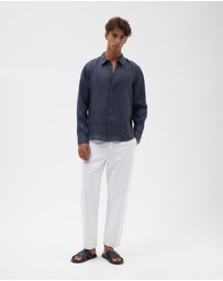AERE - Euro Resort Linen LS Shirt