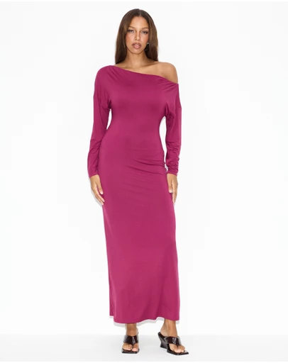 Dazie - Nightcap One Shoulder Maxi Dress