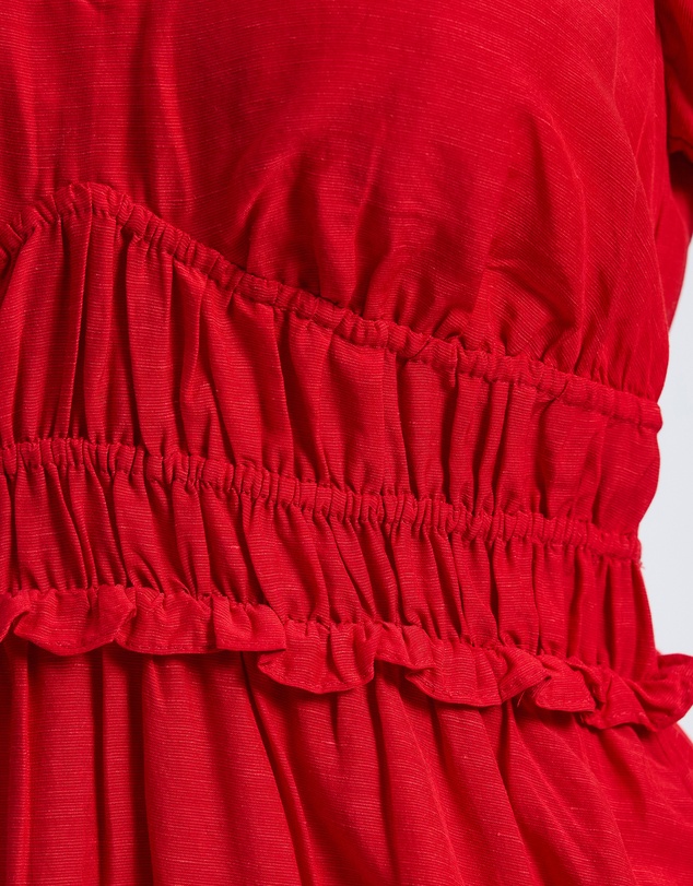 & Other Stories - Bubble-Sleeve Midi Dress