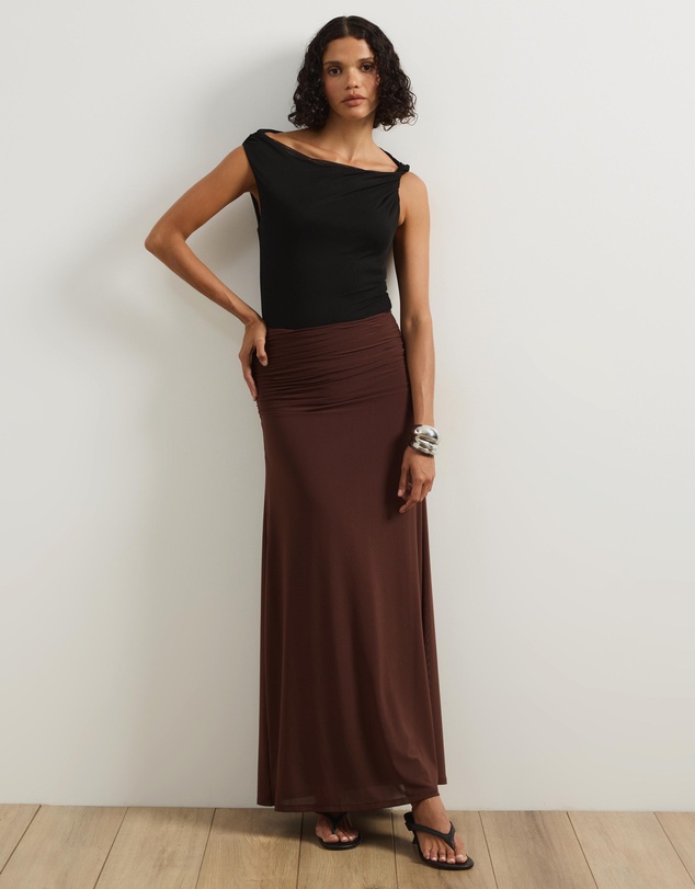 Atmos&Here - Mariana Gathered Maxi Skirt