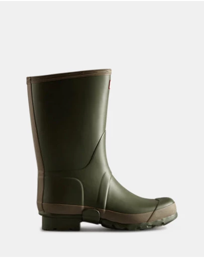 Hunter - Men's Gardener Boot Dark Olive/Clay