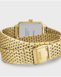 Cluse - Gracieuse Watch Double Steel, Wine, Gold Colour