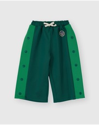 Goldie + Ace - Logo Track Snap Pants - Babies-Kids