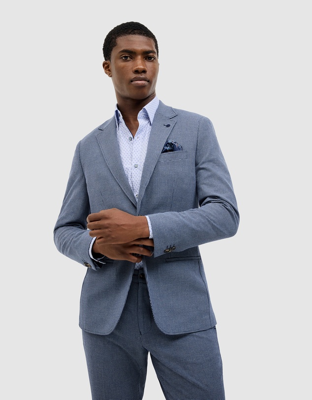 Politix - James Textured Two-toned Blazer