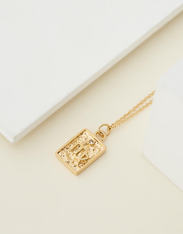 Carly Paiker - Virgo Star Sign Zodiac Tag Necklace