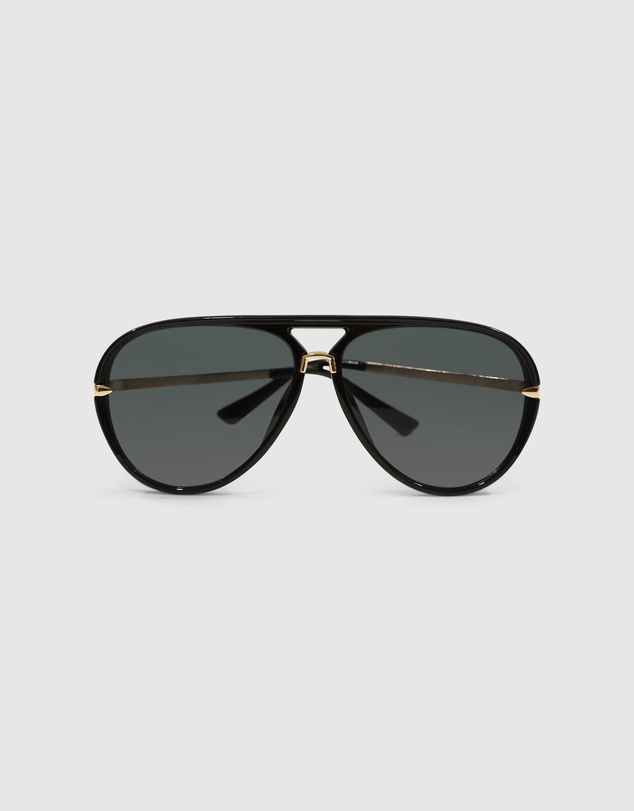 Belle & Bloom - Royal Aviator Sunglasses - Black