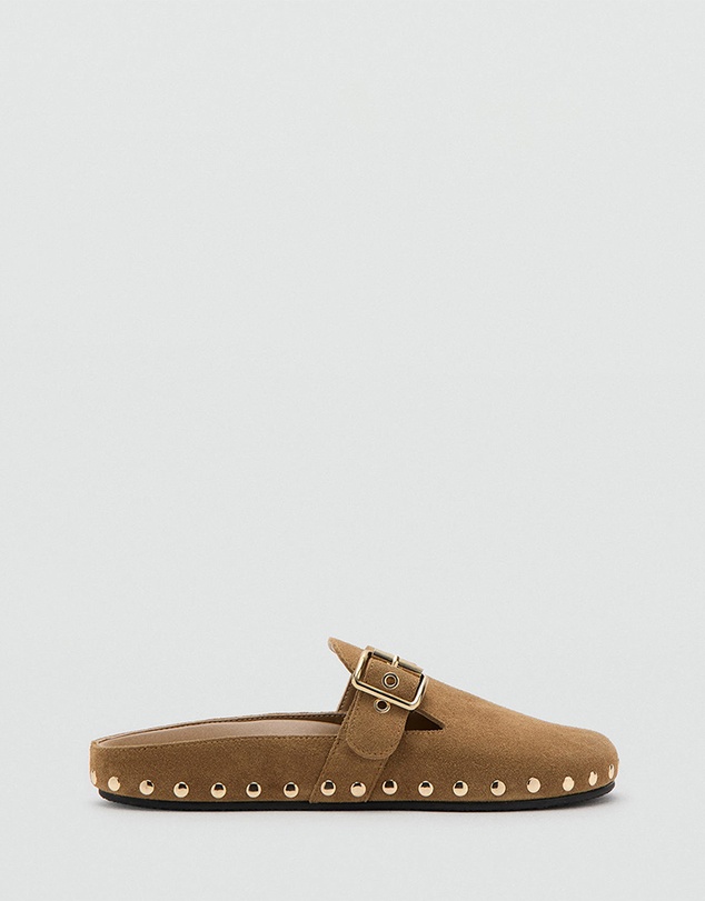 M.N.G - Studded Leather Slides