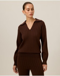 Tussah - Willow Ribbed Knit Relaxed Jumper