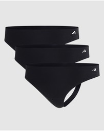 adidas Sportswear - 3 Pack Active Light Flex Thong Underwear