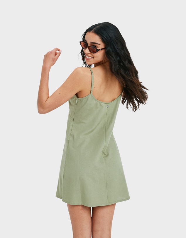 Roxy - Womens Santorini Slip Mini Dress