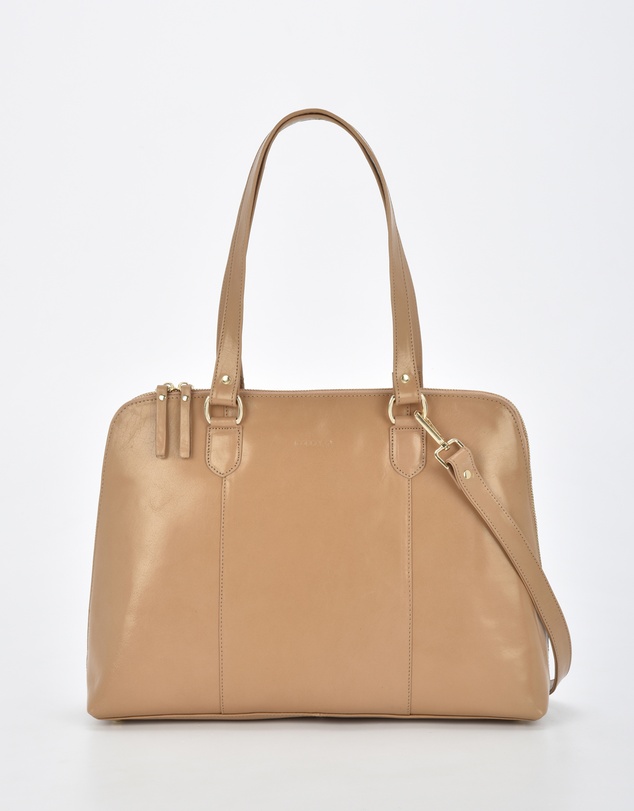 Cobb & Co - Fawkner Structured Leather Business Bag
