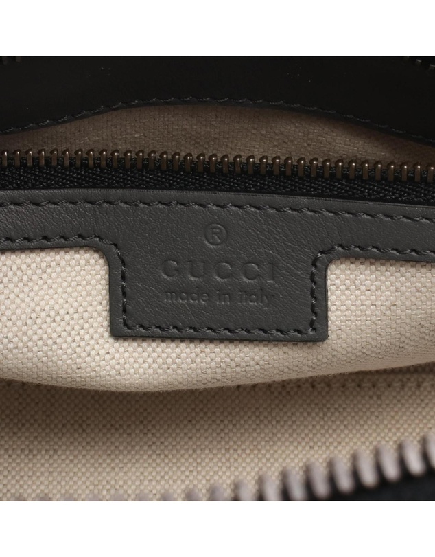 Pre-Loved by Azura Reborn - Pre-Loved Mini GG Canvas Web Bauletto Top Handle Bag