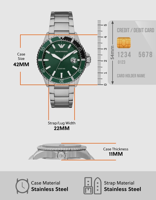 Emporio Armani - Emporio Armani Silver Watch AR11338