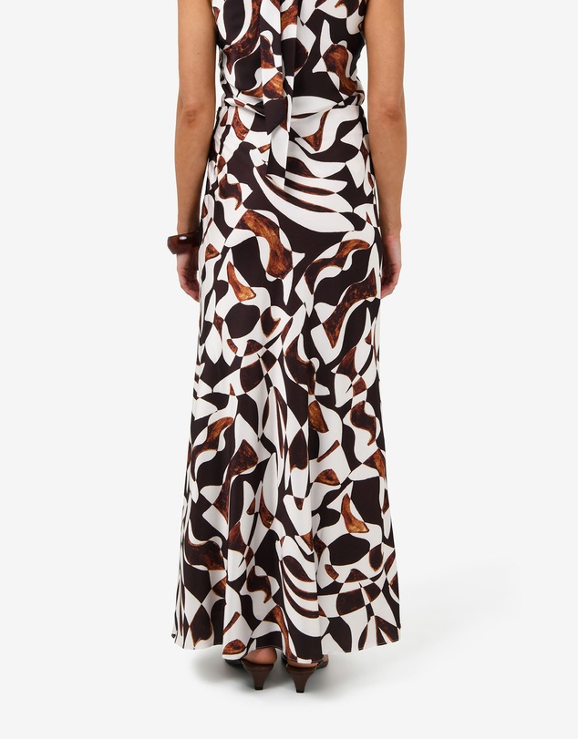 Forcast - Hazel Printed A-line Skirt