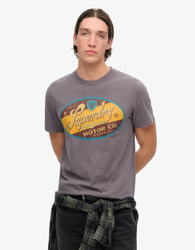 Superdry - Workwear Gasoline Graphic Tee