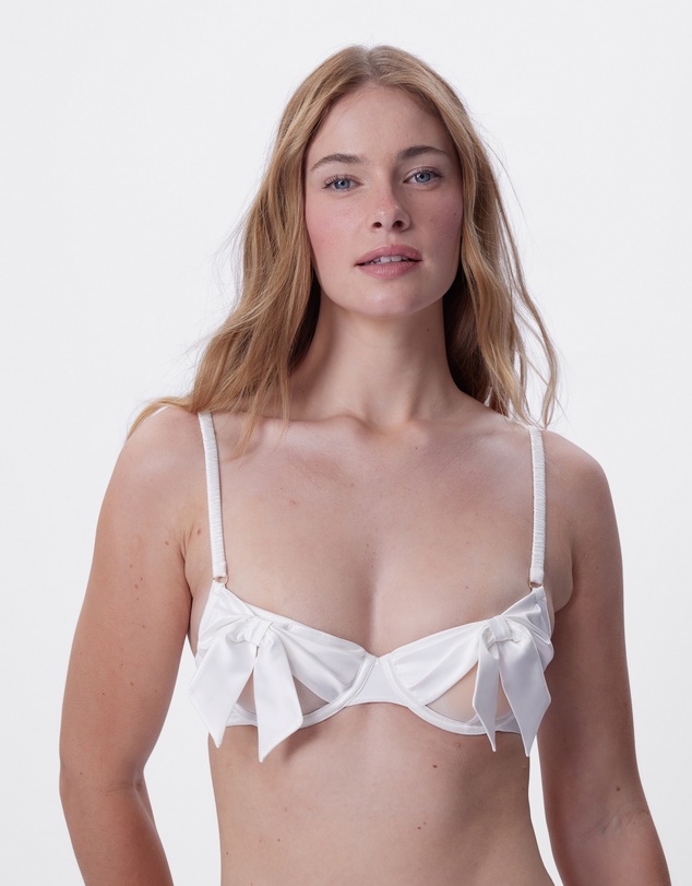 Bras N Things - Night Games Pinky Promise Unlined Bra - Ivory