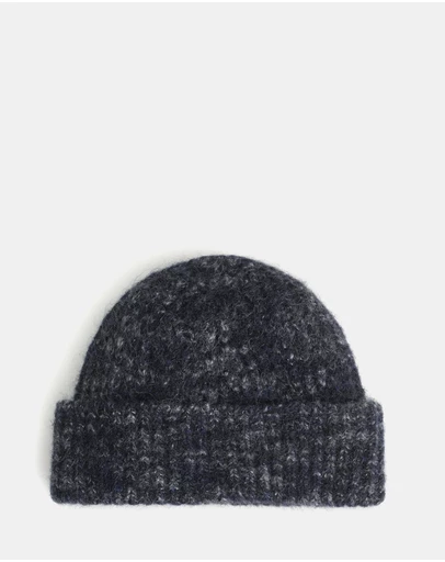 COS - Space-Dyed Brushed Wool-Blend Beanie