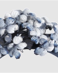 Max Alexander - Blue Flower Fascinator Headband