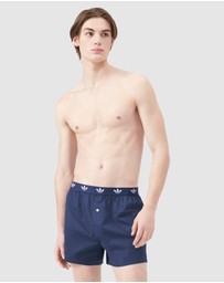 adidas Sportswear - 2 Pack Comfort Core Cotton Icon Boxer Underwear