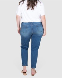 Love Your Wardrobe - Milly Distressed Stretch Jeans