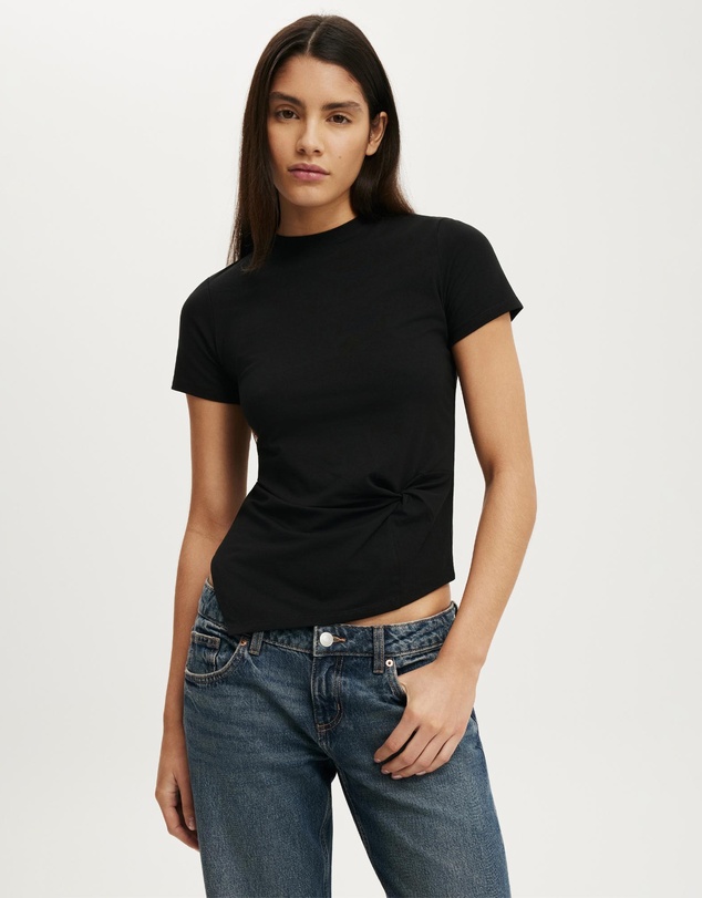 Cotton On - Twist Short Sleeve Tee