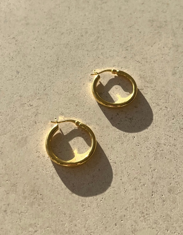 SAINT VALENTINE - Classic Hoops Medium - Gold