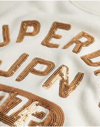 Superdry - Embellished Varsity Loose Crew