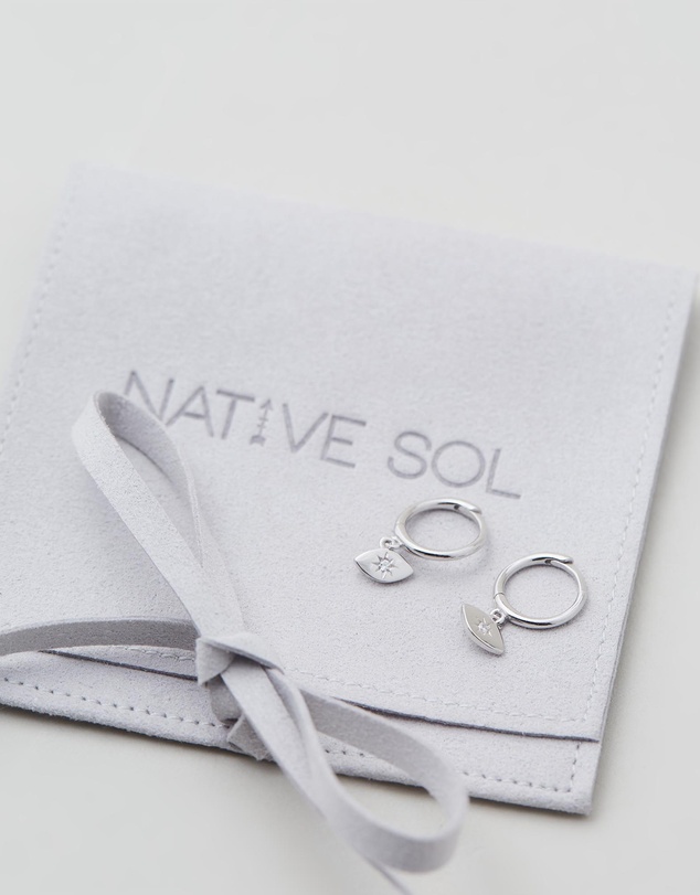 Native Sol - Evil Eye Huggies