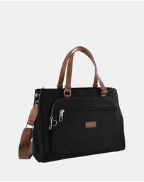 Pierre Cardin - Pierre Cardin RFID Anti-Theft Nylon Mini Tote with Crossbody