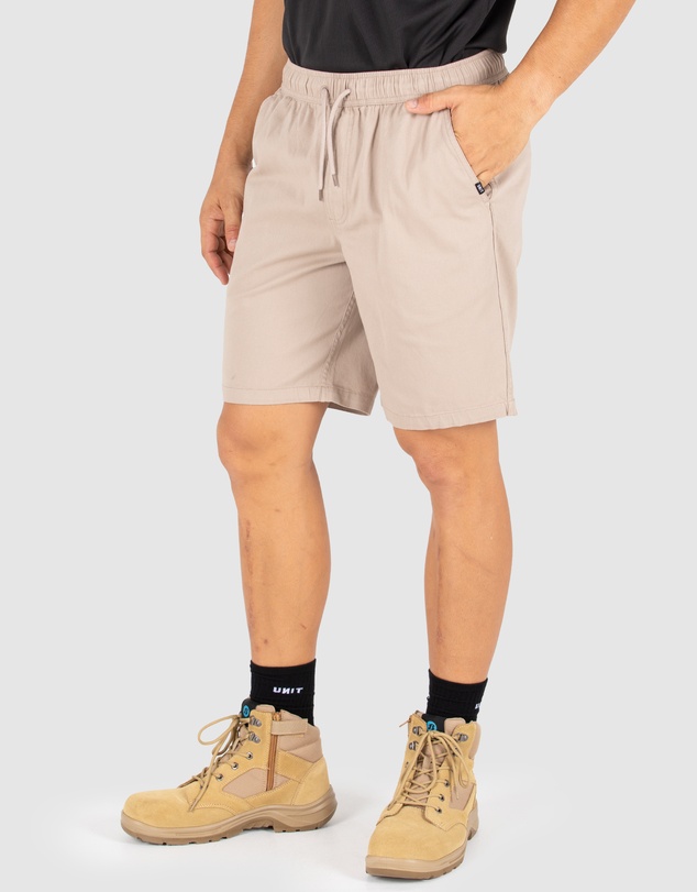 UNIT - UNIT Pivot Mens Elastic Waist Chino Shorts