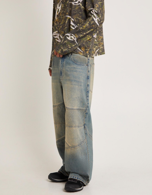 Insight - Baggy Moto Denim Jeans