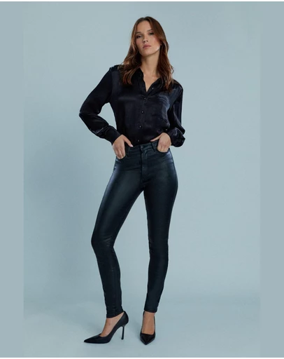 Bardot - Khloe Hi Tall Coated Jeans