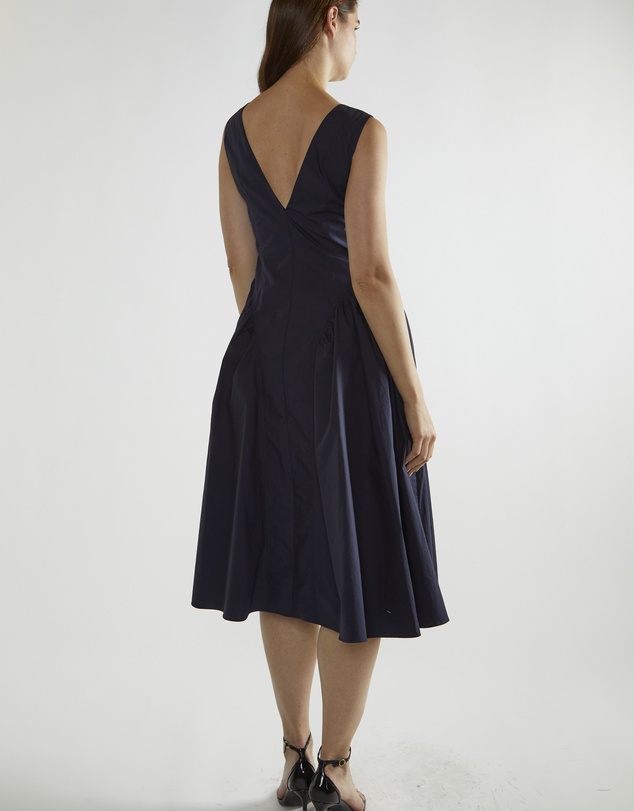 Glamorous - V neck panelled midi dress