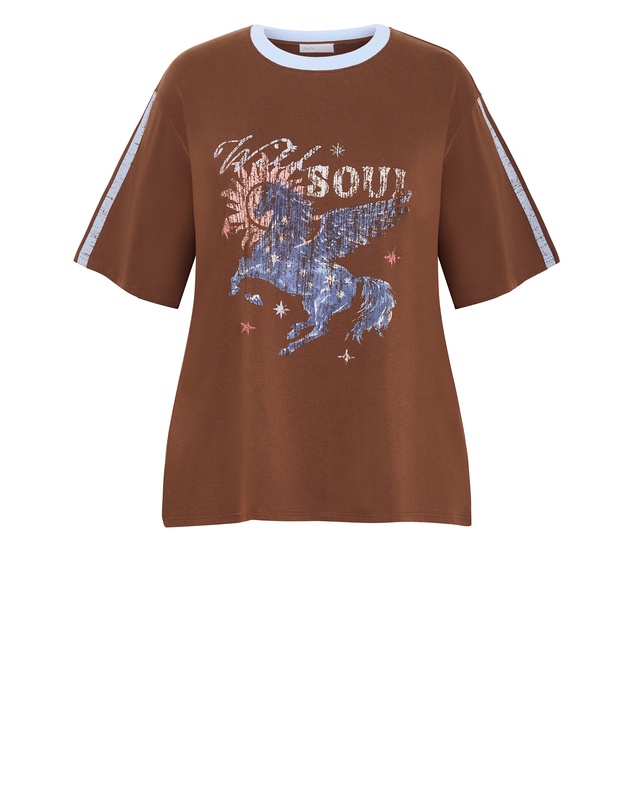 City Chic - Wild Pegasus Cotton Tee