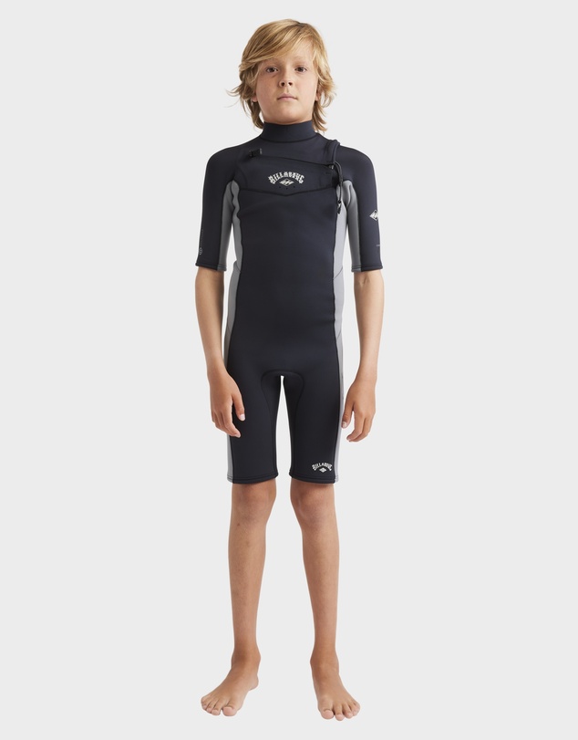 Billabong - Boys 8 to 16 Absolute Natural Chest Zip Wetsuit
