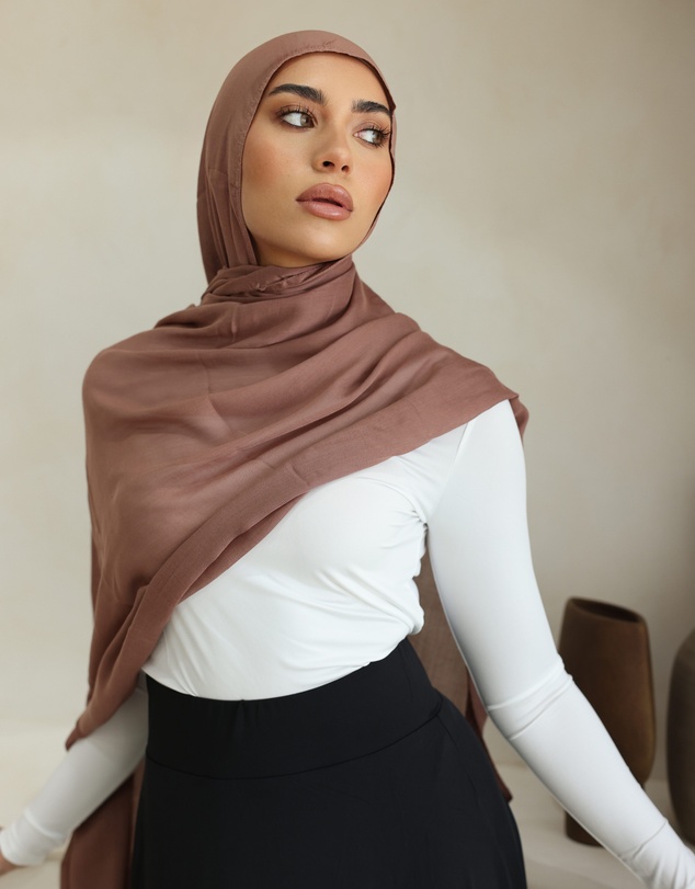Mod Squad - Double Stitch Hijab- Blush