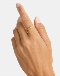 By Charlotte - Gold Stardust Ring